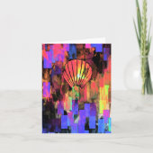 Vietnamesisch Lantern geklappt Danke Karte (Vorderseite)