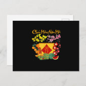 Vietnamesisch Lunar New Year - Teet 2023 Decoratio Postkarte (Vorne/Hinten)