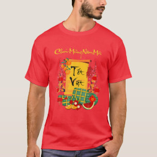 Vietnamesisch Lunar New Year Tet Viet Tiger Chuc M T-Shirt