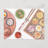 Vietnamesisch Mini Rice Pancake Postcard - BANH CA Postkarte (Vorderseite)