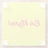 Vietnamesisch (mütterlich) Großmutter - Bà Ngoi Glasuntersetzer (Rückseite)