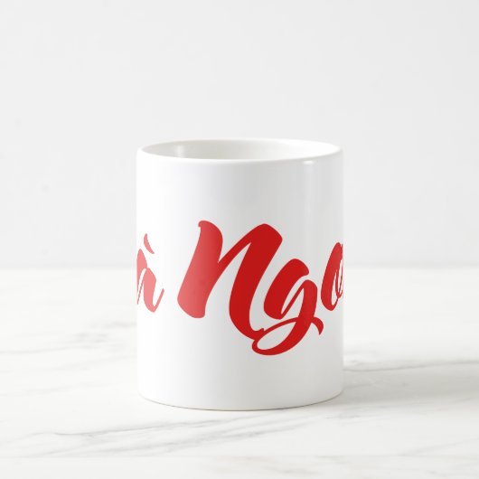 Vietnamesisch (mütterlich) Großmutter - Bà Ngoi Kaffeetasse (Mittel)