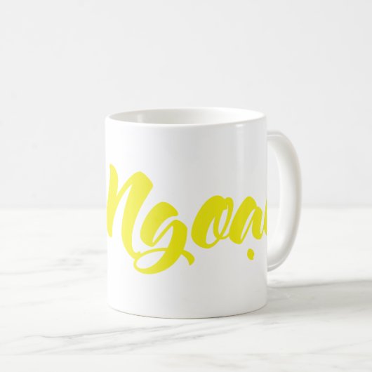 Vietnamesisch (mütterlich) Großmutter - Bà Ngoi Kaffeetasse (VorderseiteRechts)