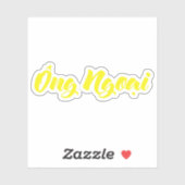 Vietnamesisch (mütterlich) Großvater - Ông Ngoi Aufkleber (Blatt)