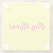 Vietnamesisch (mütterlich) Großvater - Ông Ngoi Glasuntersetzer (Rückseite)