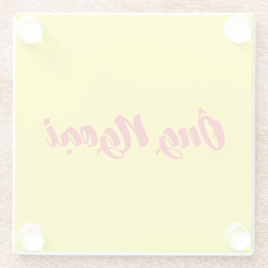 Vietnamesisch (mütterlich) Großvater - Ông Ngoi Glasuntersetzer (Rückseite)