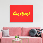 Vietnamesisch (mütterlich) Großvater - Ông Ngoi Leinwanddruck (Insitu (Wohnzimmer))