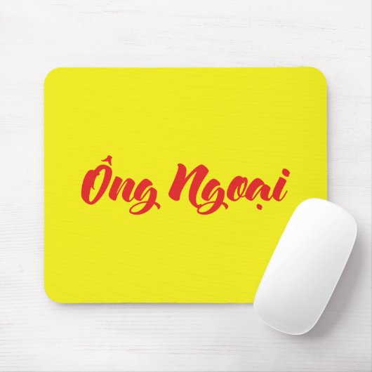 Vietnamesisch (mütterlich) Großvater - Ông Ngoi Mousepad (Mit Mouse)