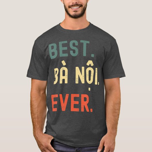 Vietnamesisch Oma Gifts Designs Best Ba Noi T-Shirt (Vorderseite)