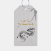 Vietnamesisch Original Dragon Jahr 2024 persönlich Geschenkanhänger (Rückseite)