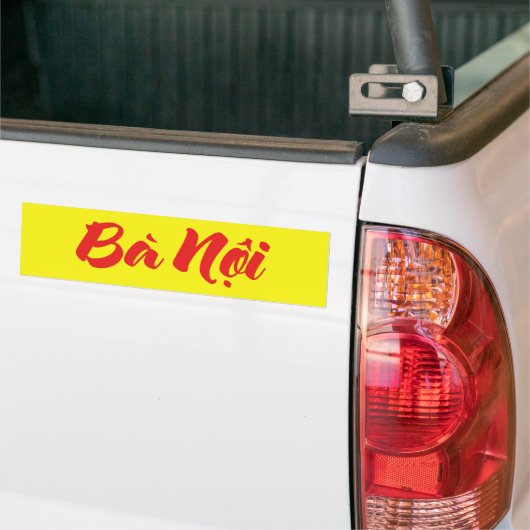 Vietnamesisch (Paternal) Großmutter - Bà Noi Autoaufkleber (Auf Lkw)