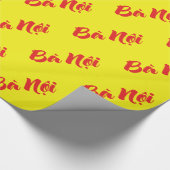 Vietnamesisch (Paternal) Großmutter - Bà Noi Geschenkpapier (Ecke)