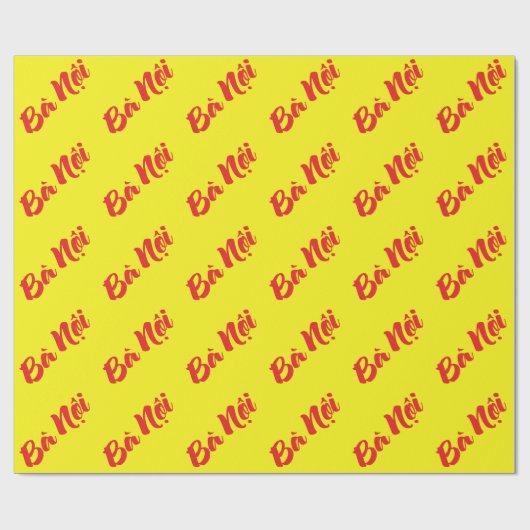 Vietnamesisch (Paternal) Großmutter - Bà Noi Geschenkpapier (Flach)