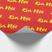 Vietnamesisch (Paternal) Großmutter - Bà Noi Geschenkpapier (Ecke)