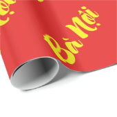 Vietnamesisch (Paternal) Großmutter - Bà Noi Geschenkpapier (Rolleneckpunkt)