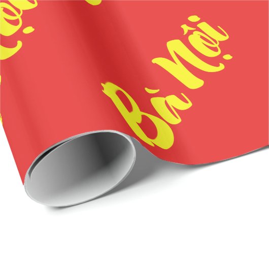 Vietnamesisch (Paternal) Großmutter - Bà Noi Geschenkpapier (Rolleneckpunkt)