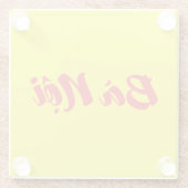 Vietnamesisch (Paternal) Großmutter - Bà Noi Glasuntersetzer (Rückseite)