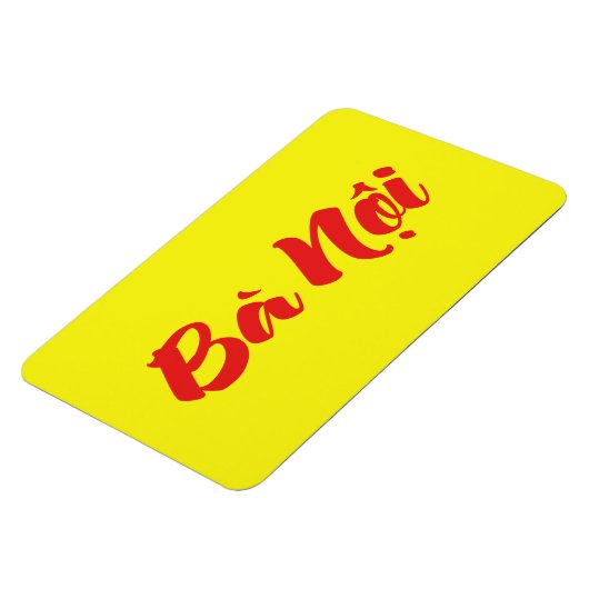 Vietnamesisch (Paternal) Großmutter - Bà Noi Magnet (Linke Seite)