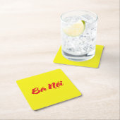 Vietnamesisch (Paternal) Großmutter - Bà Noi Rechteckiger Pappuntersetzer (Vor Ort)