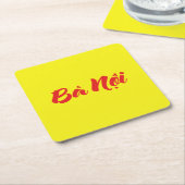 Vietnamesisch (Paternal) Großmutter - Bà Noi Rechteckiger Pappuntersetzer (angewinkelt)