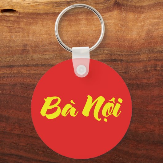 Vietnamesisch (Paternal) Großmutter - Bà Noi Schlüsselanhänger (Vorderseite)