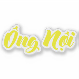 Vietnamesisch (Paternal) Großvater - Ông Noi Aufkleber