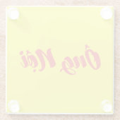 Vietnamesisch (Paternal) Großvater - Ông Noi Glasuntersetzer (Rückseite)