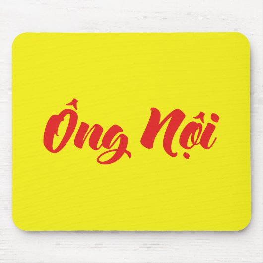 Vietnamesisch (Paternal) Großvater - Ông Noi Mousepad (Vorne)