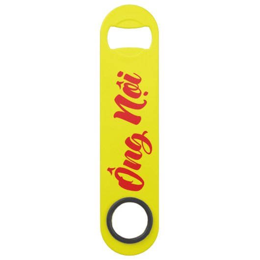 Vietnamesisch (Paternal) Großvater - Ông Noi Speedflaschenöffner (Rückseite)