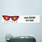 Vietnamesisch Shades benutzerdefinierte Text- und  Banner (Messeveranstaltung)
