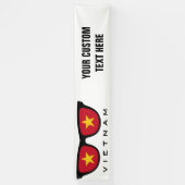 Vietnamesisch Shades benutzerdefinierte Text- und  Banner (Vertikal)