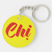 Vietnamesisch Sister - Chmi ~ TietNetVivimont Lang Schlüsselanhänger (Rückseite)