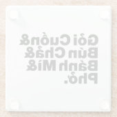 Vietnamesisch Street Food Glasuntersetzer (Rückseite)