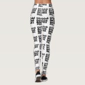 Vietnamesisch Street Food Leggings (Rückseite)