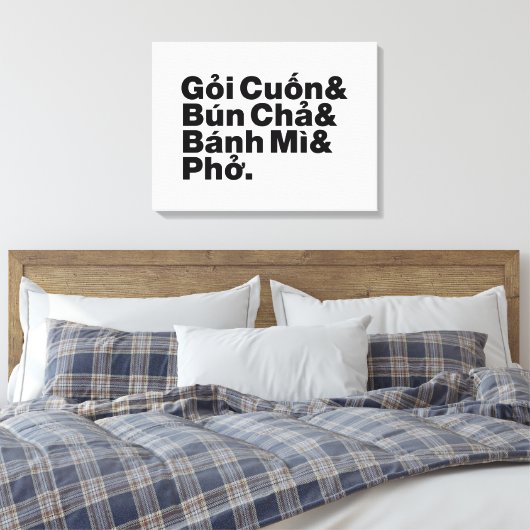 Vietnamesisch Street Food Leinwanddruck (Insitu (Schlafzimmer))