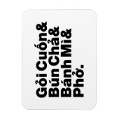 Vietnamesisch Street Food Magnet (Vertikal)