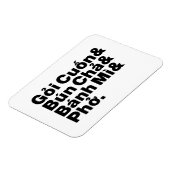 Vietnamesisch Street Food Magnet (Linke Seite)