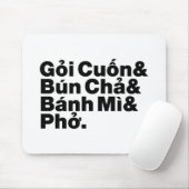 Vietnamesisch Street Food Mousepad (Mit Mouse)