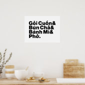 Vietnamesisch Street Food Poster (Küche)