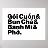 Vietnamesisch Street Food Poster (Vorne)