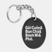 Vietnamesisch Street Food Schlüsselanhänger (Vorderseite links)