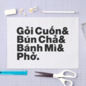 Vietnamesisch Street Food Seidenpapier (Handwerk)