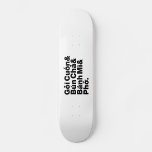 Vietnamesisch Street Food Skateboard