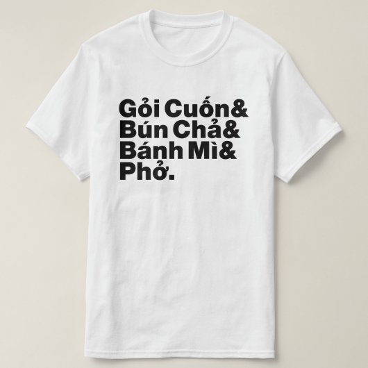 Vietnamesisch Street Food T-Shirt (Design vorne)