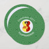 Vietnamesisch Unity Angel Weihnachtsflagge Persona Einladung (Vorne/Hinten)