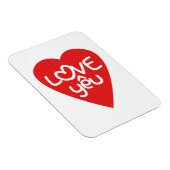 Vietnamesisch Valentine in Liebe Yêu in asiatische Magnet (Rechte Seite)