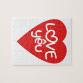 Vietnamesisch Valentine in Liebe Yêu in asiatische Puzzle (Horizontal)