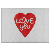 Vietnamesisch Valentine in Liebe Yêu in asiatische Schneidebrett (Vorderseite)