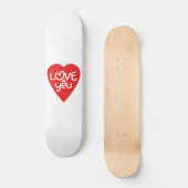 Vietnamesisch Valentine in Liebe Yêu in asiatische Skateboard (Vorderseite)