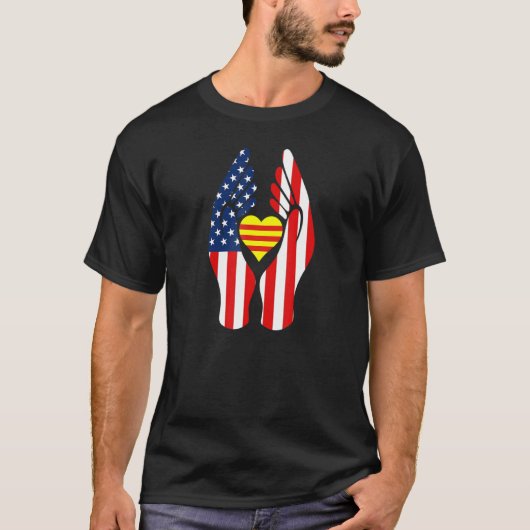 Vietnamesisch Vnch Flag Viet Nam Cong Hoa Gebet T-Shirt (Vorderseite)